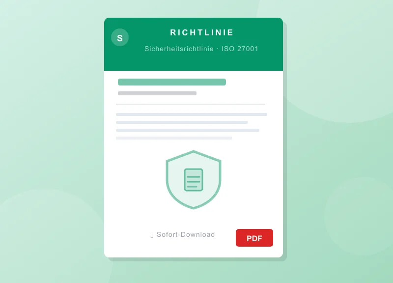 Richtlinie zur Klassifizierung und Behandlung von Informationen